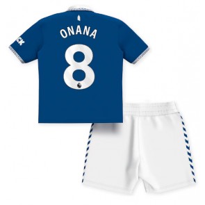 Everton Amadou Onana #8 Domaci Dres za Dječji 2023-24 Kratak Rukavima (+ kratke hlače)